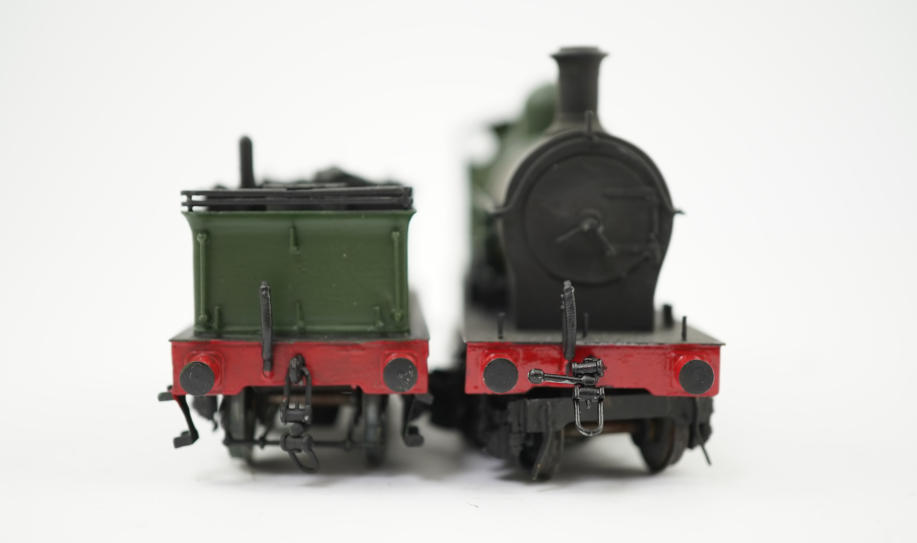 Two 00 gauge brass and white metal kit built GWR tender locomotives; a 2900 class 4-6-0, Lady Macbeth 2905, together with a Dean ‘Crocodile’ No.38 4-6-0, constructed, painted and lined to a high standard, both motored fo